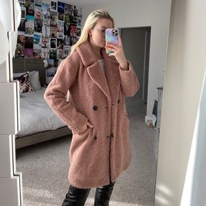 Lucky Brand Teddy Jacket Faux Fur Coat